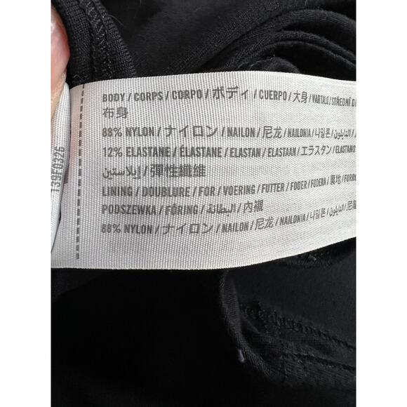 Abercrombie & Fitch Women's Seamless One Shoulder Sleeveless Bodysuit Black SZ M - Picture 10 of 11